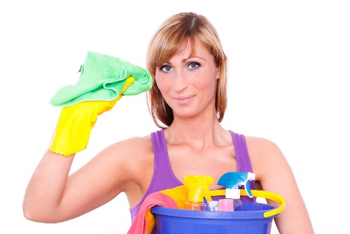Professional cleaners working in an Ealing home with attention to detail