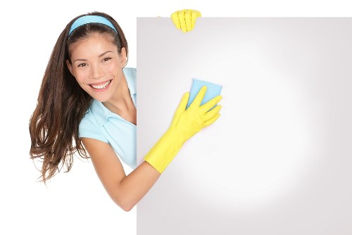 Local deep cleaning team working in an Ealing property