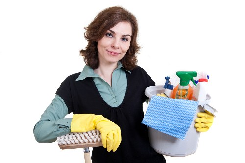 Reusable household items prepared for charity donation after cleaning