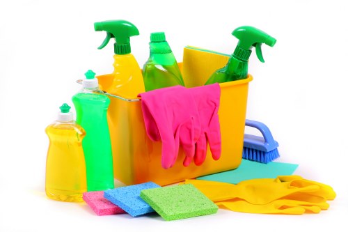 Professional office cleaning tasks in an Ealing commercial kitchen and breakout space