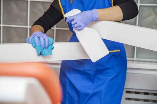 End of tenancy cleaning team working in a typical Ealing apartment